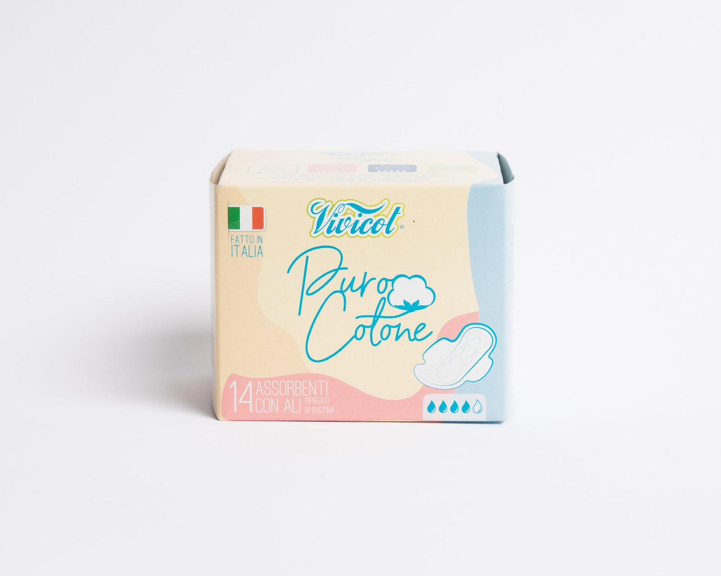 Vivicot Puro Cotone Assorbenti Giorno Con Ali