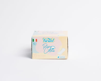 Vivicot Puro Cotone Salvaslip Ripiegati